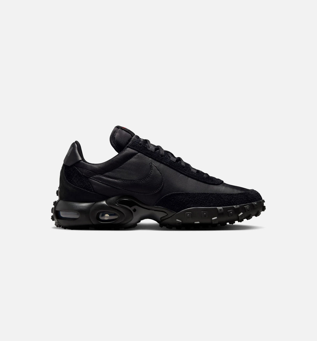 Nike Air Max Waffle Black and Anthracite Men's Shoes - Black