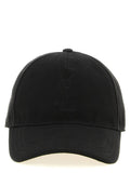 Saint Laurent Black Cotton Baseball Cap