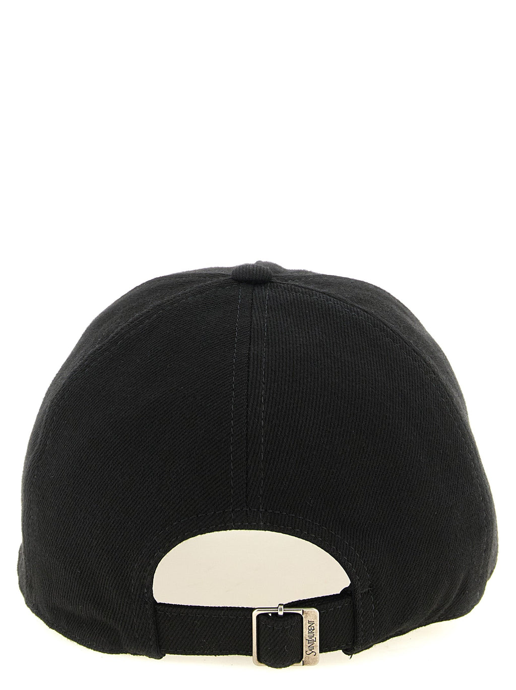 Saint Laurent Black Cotton Baseball Cap