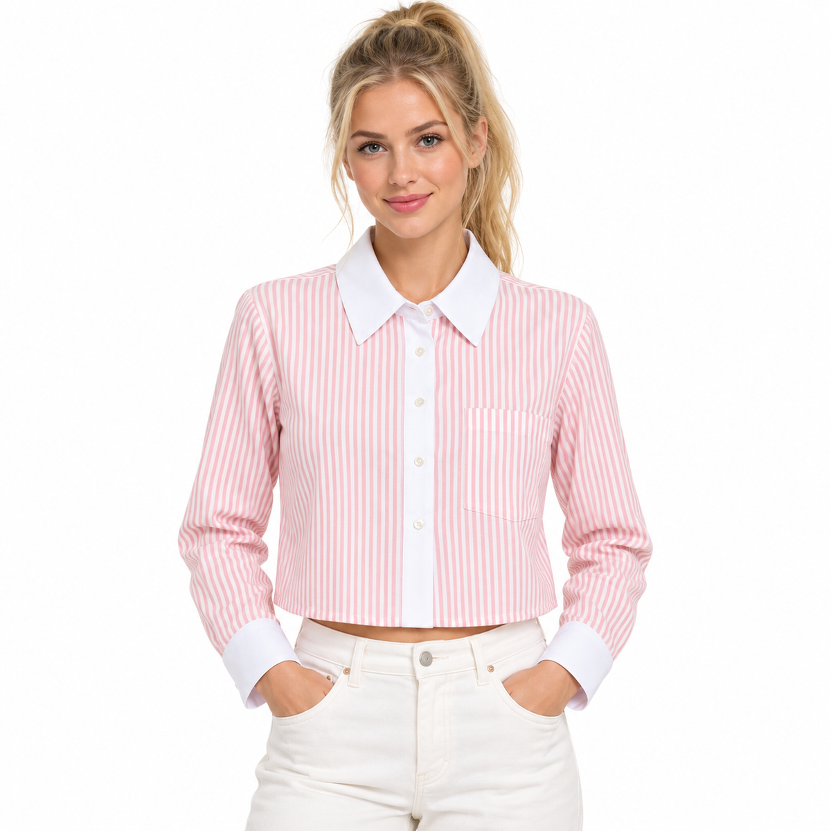 Cropped shirt