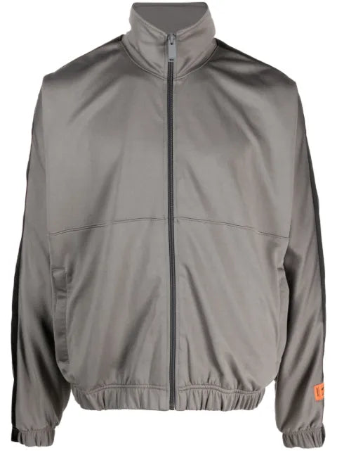 Heron Preston logo-patch zip-up sweatshirt