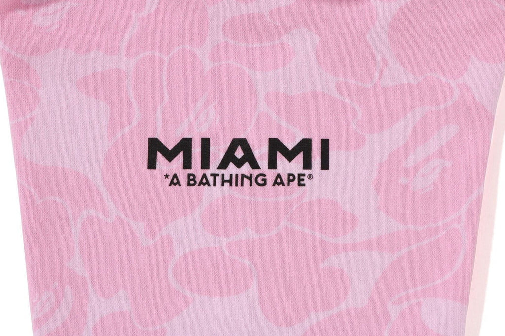 BAPE x Miami Graphic Hoodie - Black, Grey & Pink
