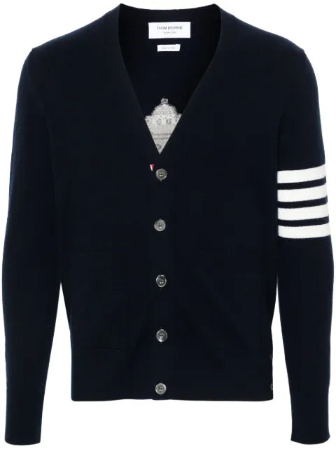 Thom Browne nutcracker merino wool 4-Bar cardigan