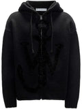 JW Anderson anchor-logo zip hoodie