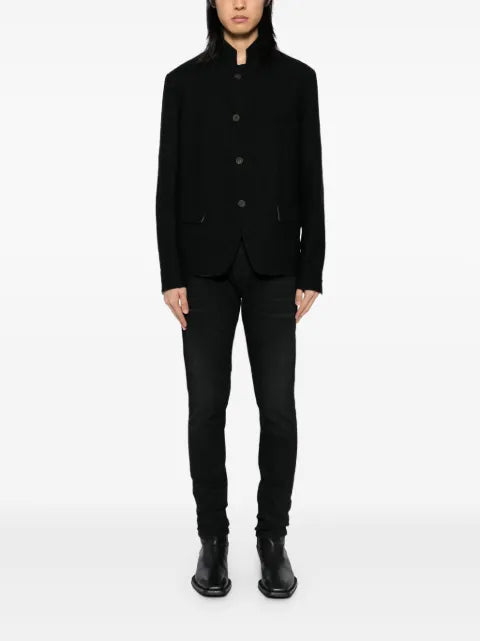 Forme D'expression camp-collar shirt jacket