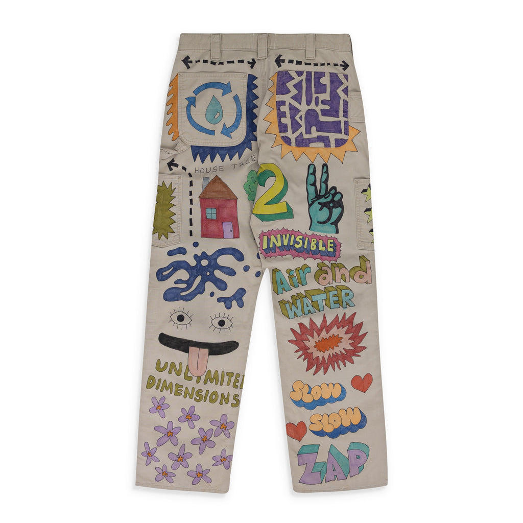 Multicolor Space Jeans Multi-Color