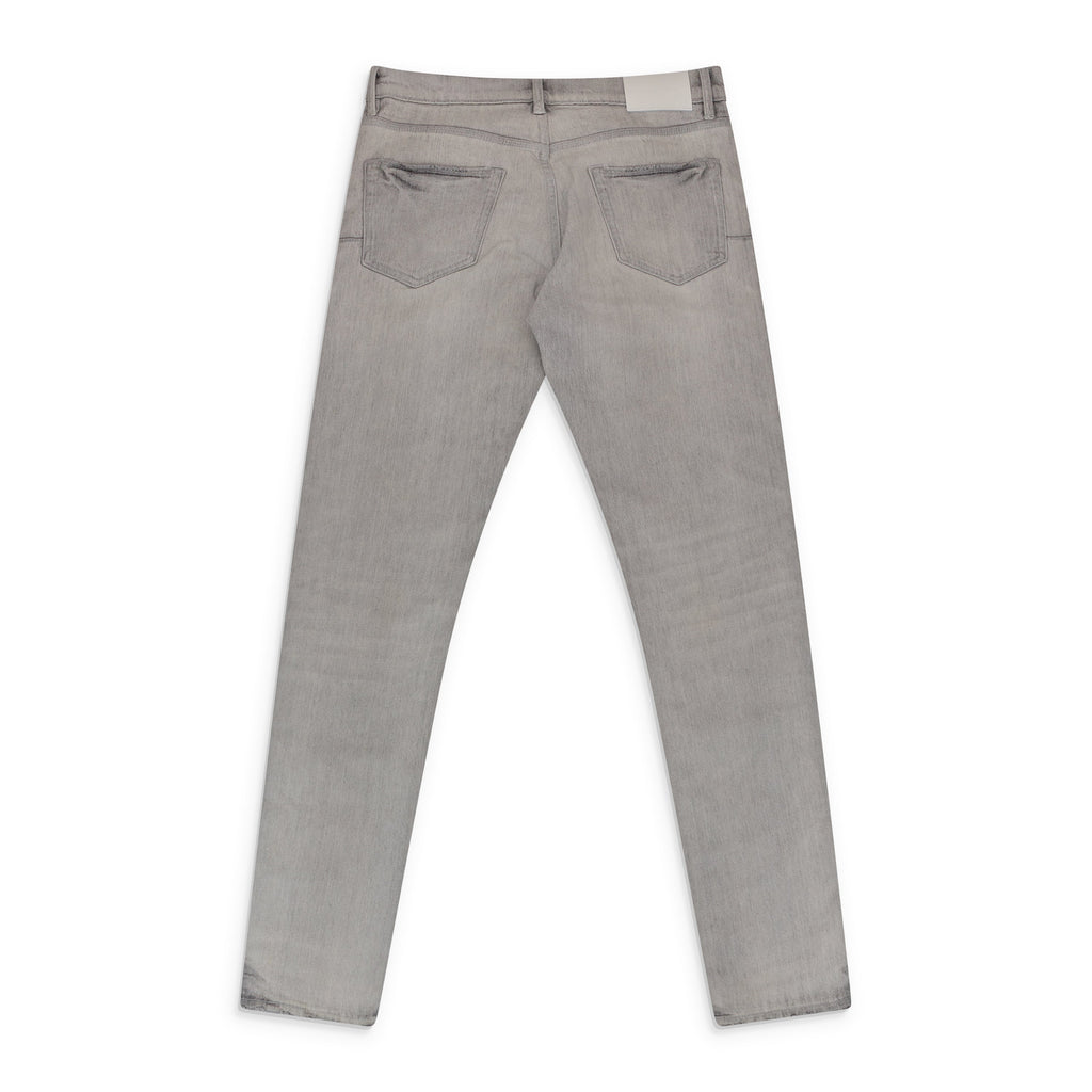 Grey Skinny Coated P001 Jeans