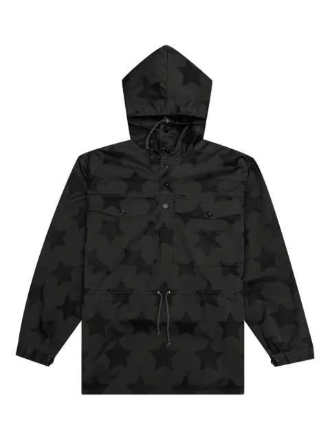 Awake NY star-print hooded jacket