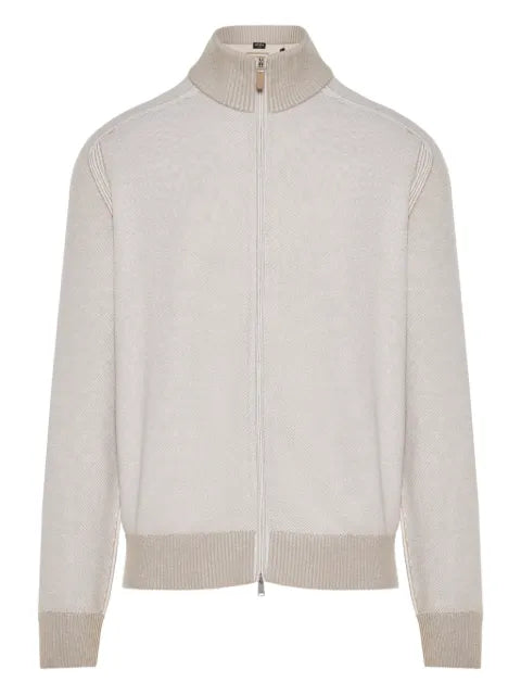 Zegna zip-up cardigan
