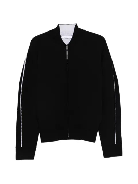 Givenchy couture seam cardigan in wool Givenchy Paris jacquard
