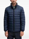 BOSS packable water-repellent padded jacket with logo badge