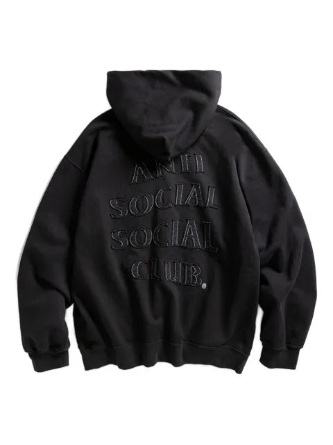 Anti Social Social Club logo-embroidered hoodie