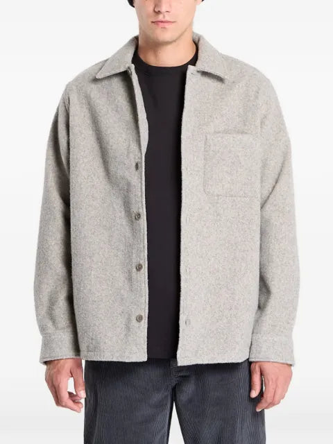 SAMSOE SAMSOE button-fastening pocket overshirt
