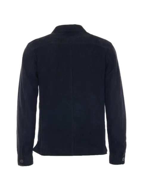 TOM FORD suede button-up jacket