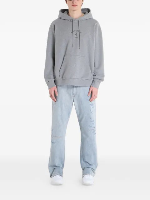 MM6 Maison Margiela logo-print hoodie