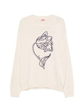 Kenzo floral-embroidered sweater
