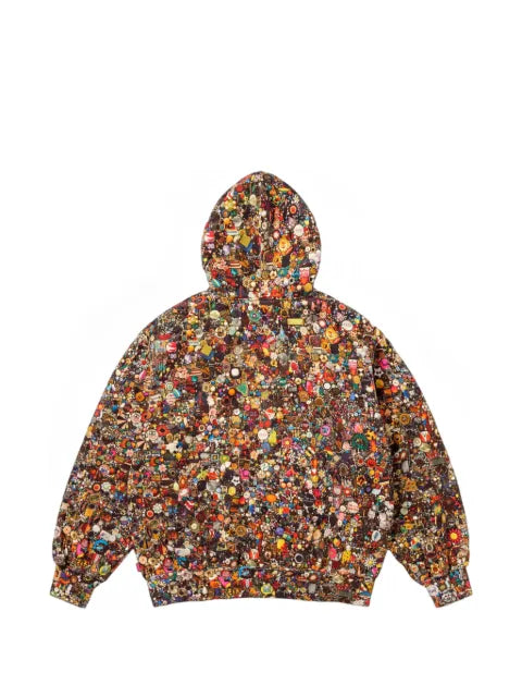Supreme x Mike Kelley graphic-print hoodie