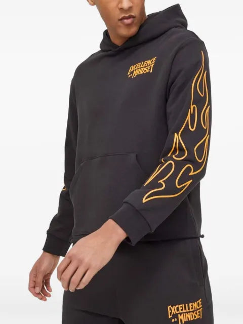 PUMA flame-print hoodie