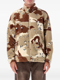 Obey camo-pattern fleece jacket