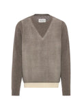 Maison Margiela fused knit wool crewneck sweater