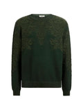 ETRO sweater in cotton and wool with Paisley-motif