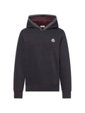Moncler brushed cotton logo hoodie