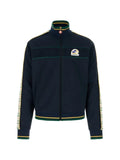 Casablanca logo-patch mesh-panel track jacket