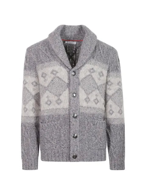 Brunello Cucinelli cable-knit cardigan
