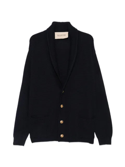 Valentino Garavani shawl-lapel button-up cardigan