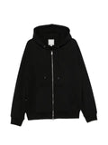 Wooyoungmi logo-patch zip-up hoodie