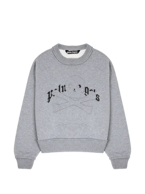 Palm Angels patchwork logo-print sweater