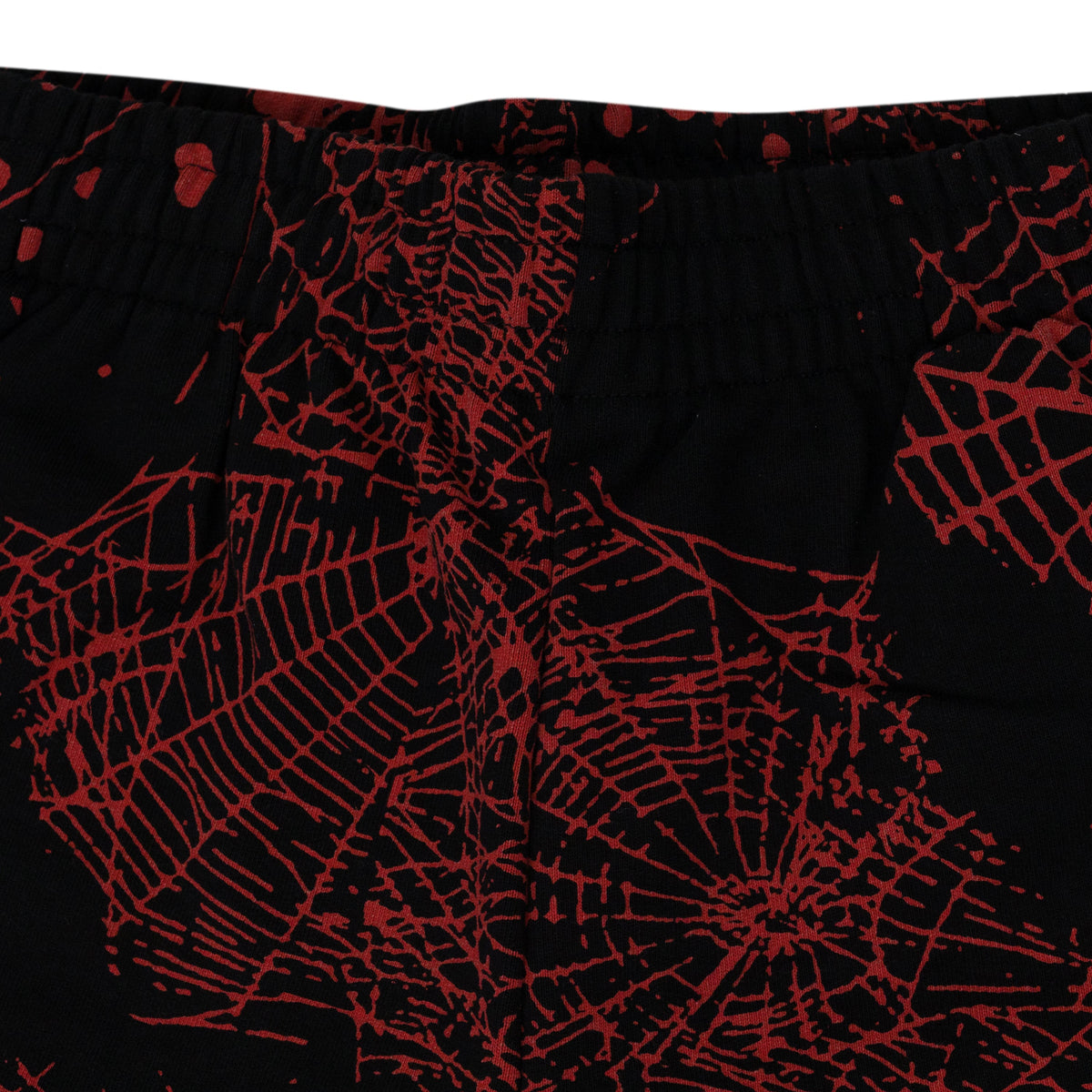 Black AOP Web V2 Sweatshorts