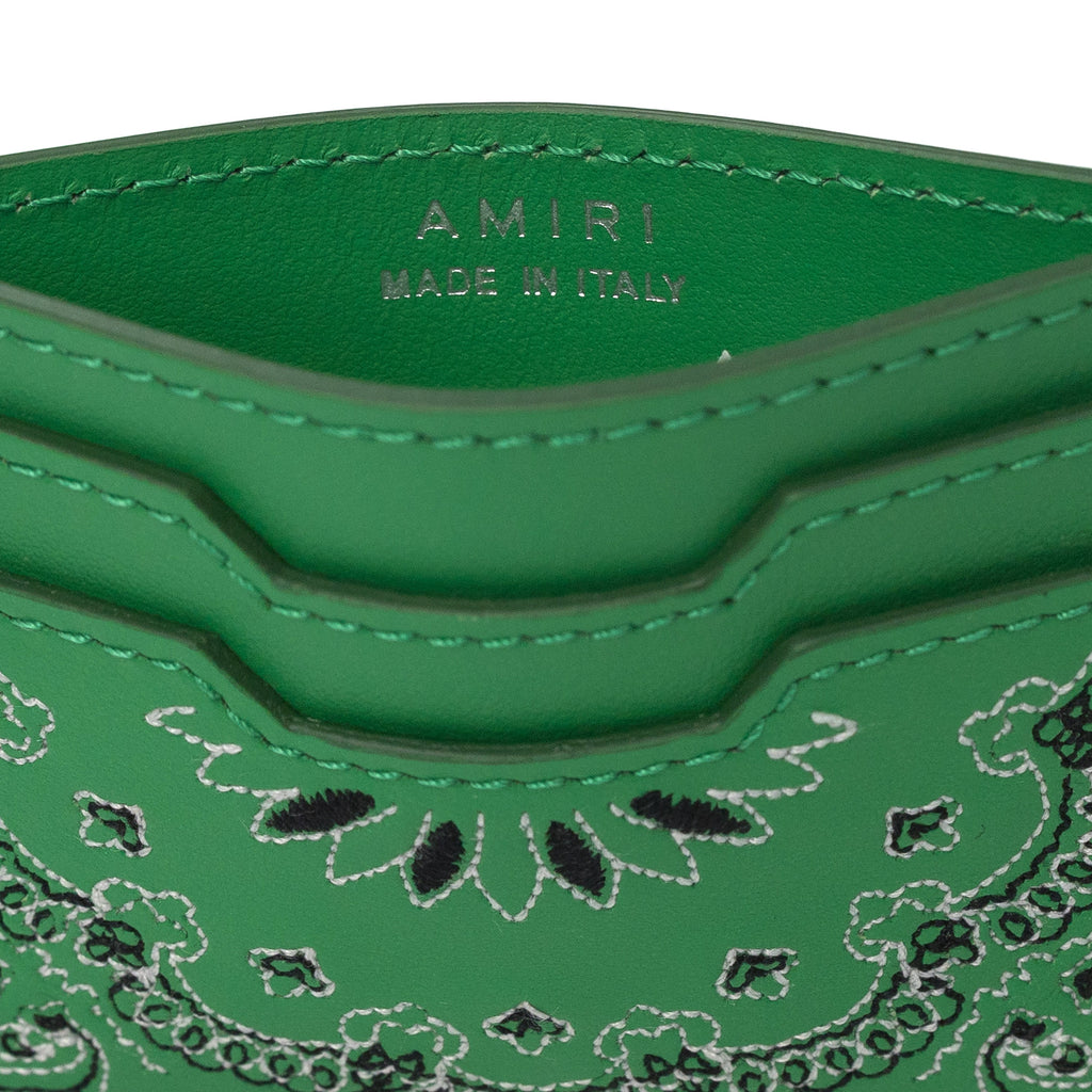 Green Bandana Card Holder