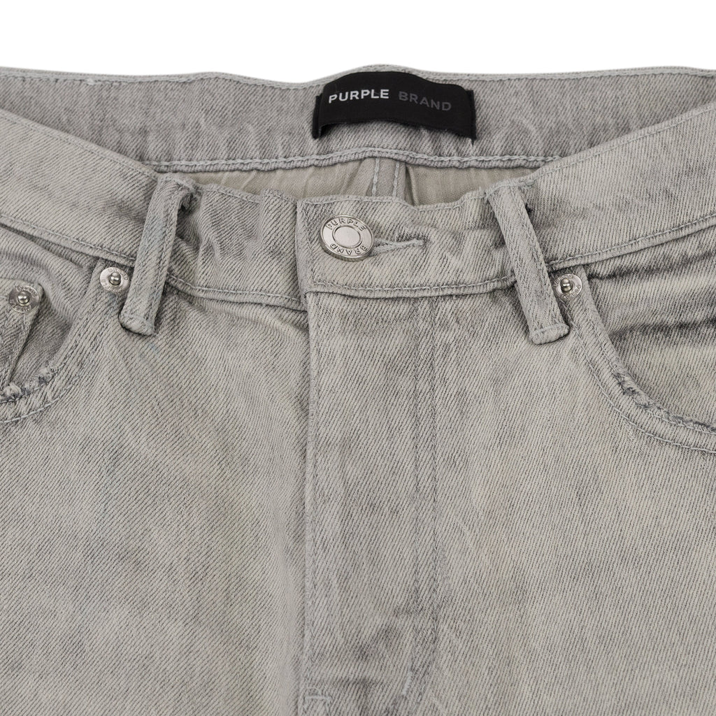 Grey Skinny Coated P001 Jeans