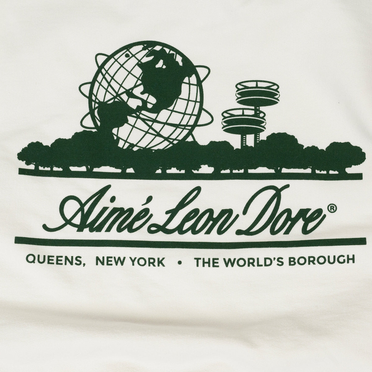 White Unisphere Crewneck Sweatshirt