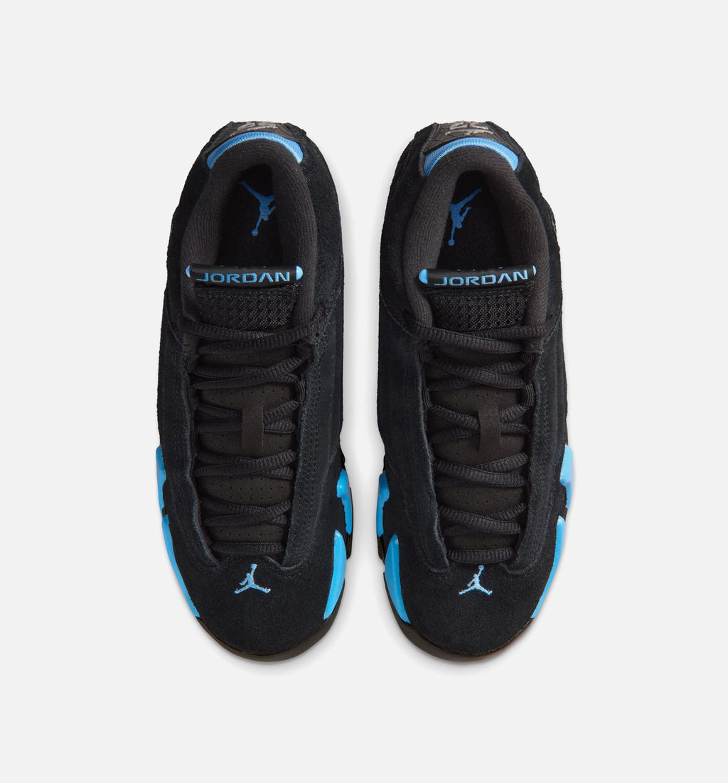 Air Jordan 14 Retro Black University Blue Grade School Lifestyle Shoe