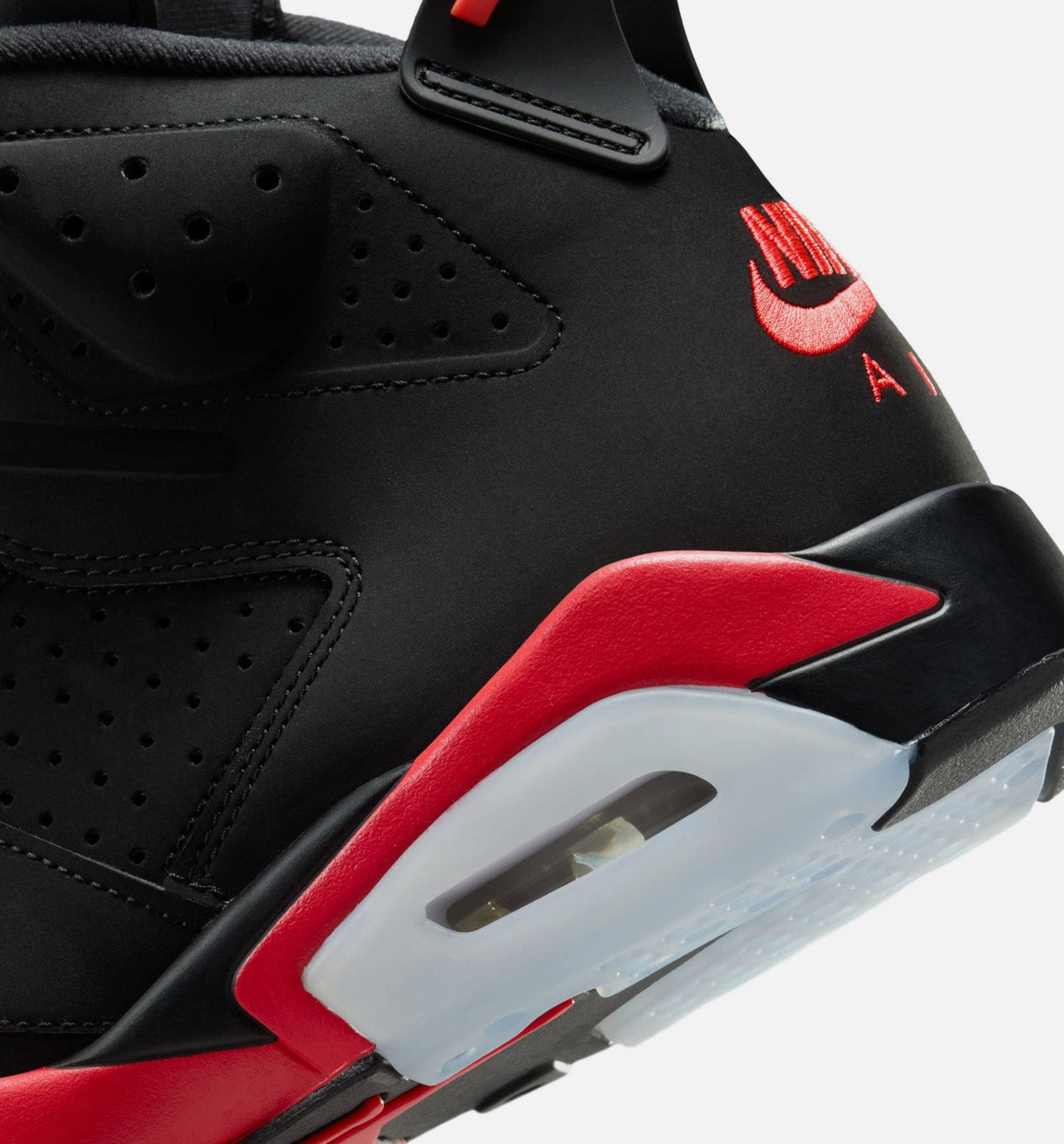 Air Jordan 6 Retro Infrared Salesman Men's – Black/Light Crimson