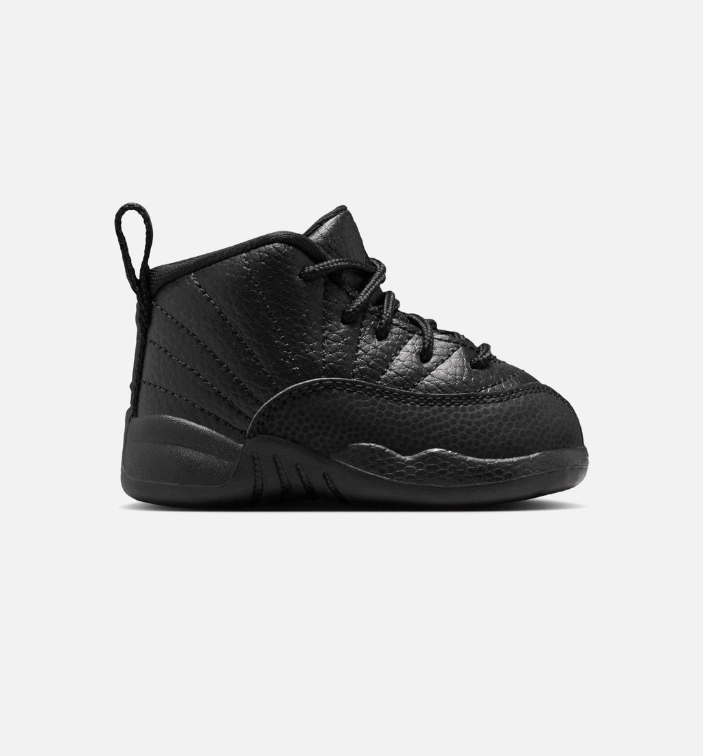 Air Jordan 12 Retro Bloodline Baby & Toddler Shoes - Black/Red