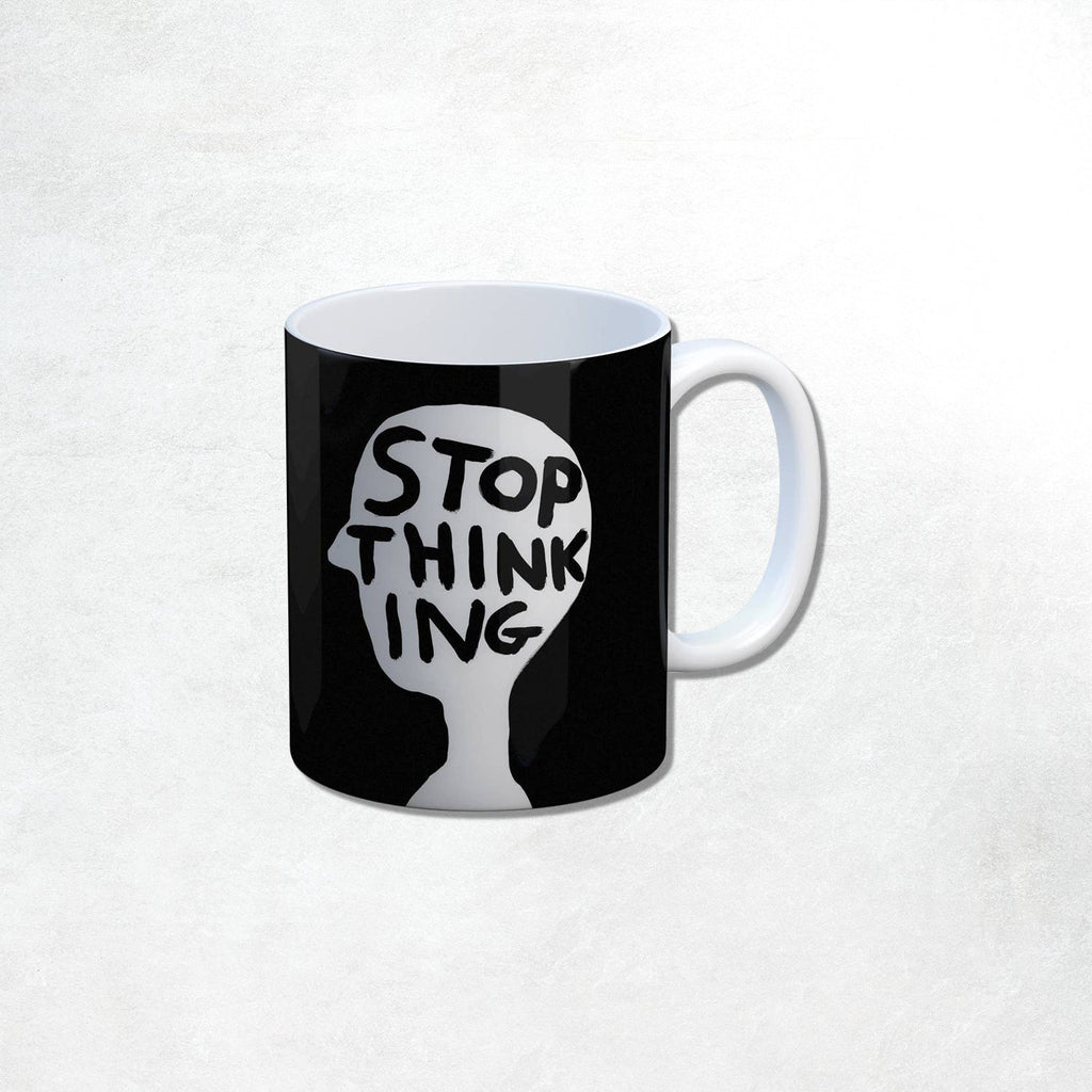 David Shrigley Mug: Stop Thinking