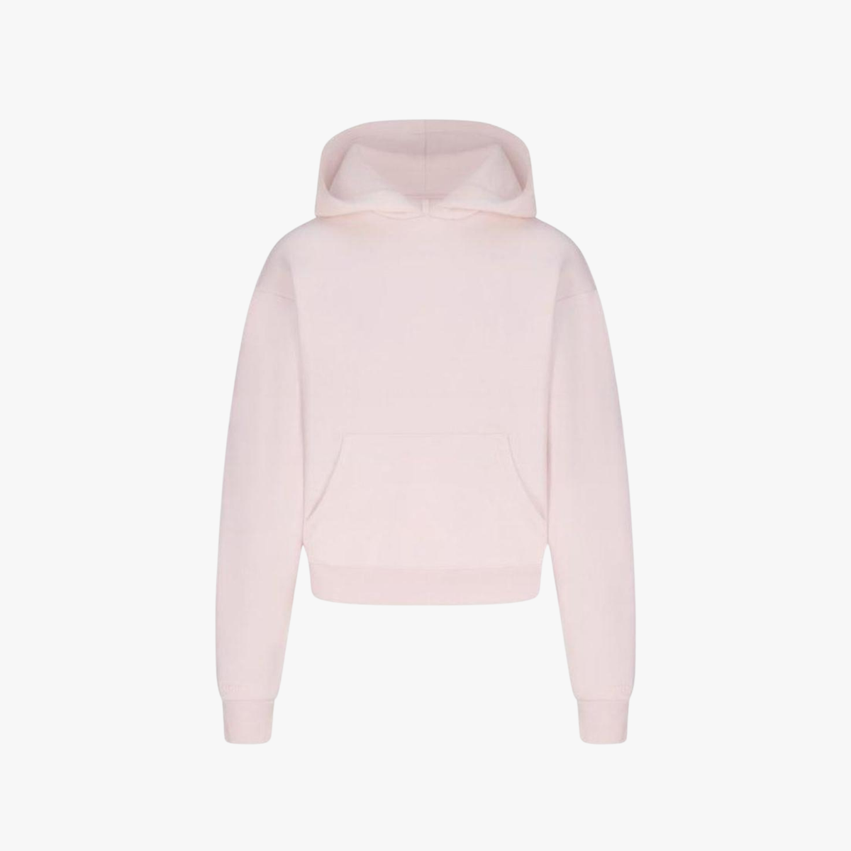 SKIMS Cotton Fleece Hoodie Barely Pink