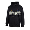 RHUDE Yacht Club Regatta Logo Hoodie Black
