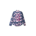 Anti Social Social Club Pink Bleached Plaid Flannel Shirt