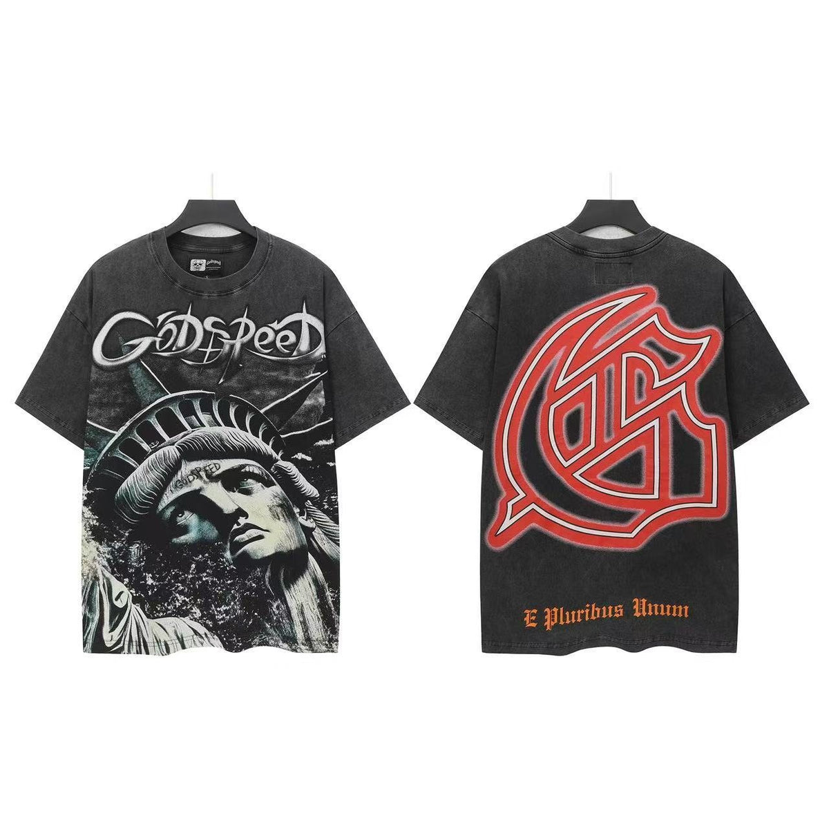 Godspeed Statue Graphic T-Shirt