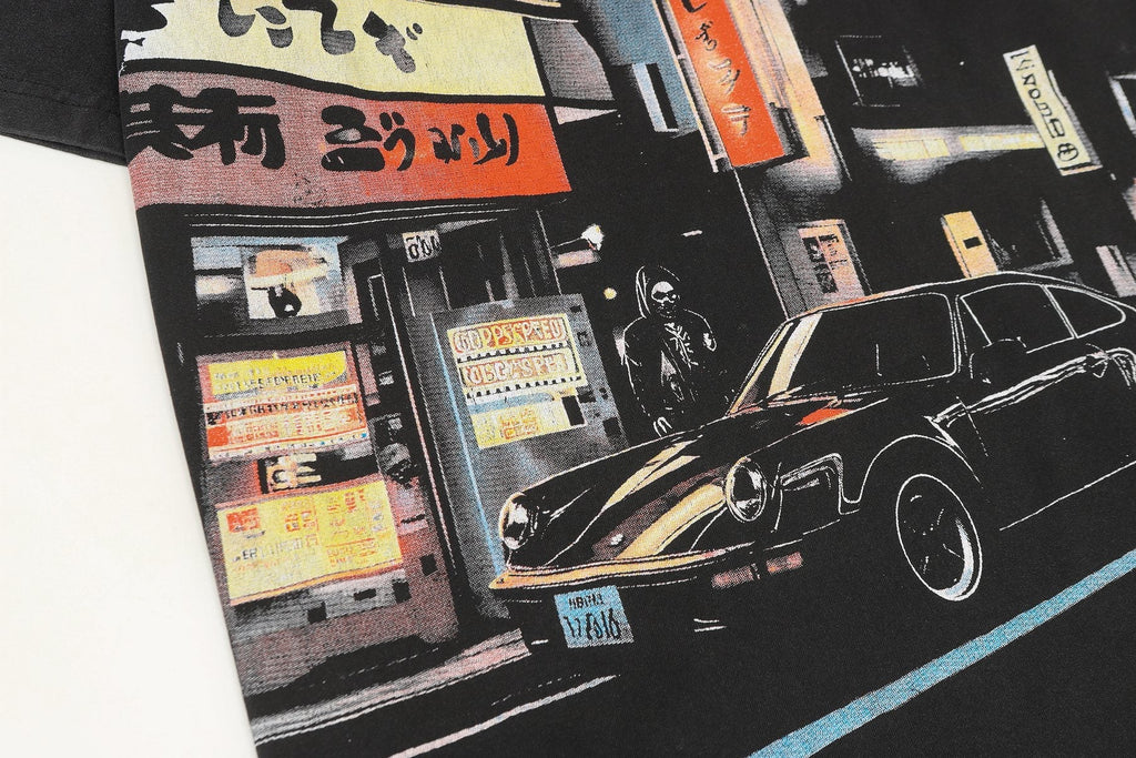 Godspeed City Car Graphic T-Shirt
