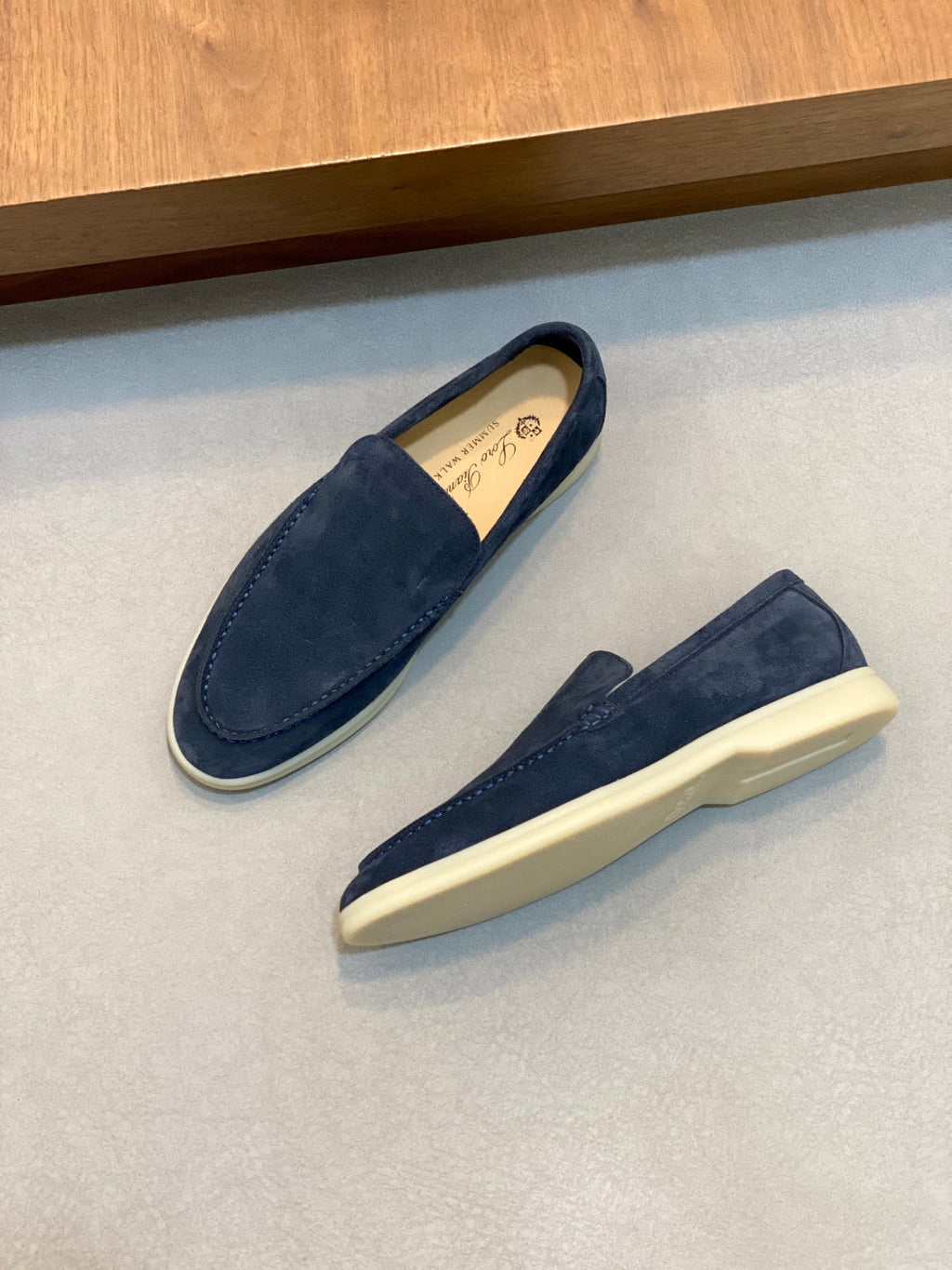 Loro Piana Suede Leather Slip-On Loafers – Unisex