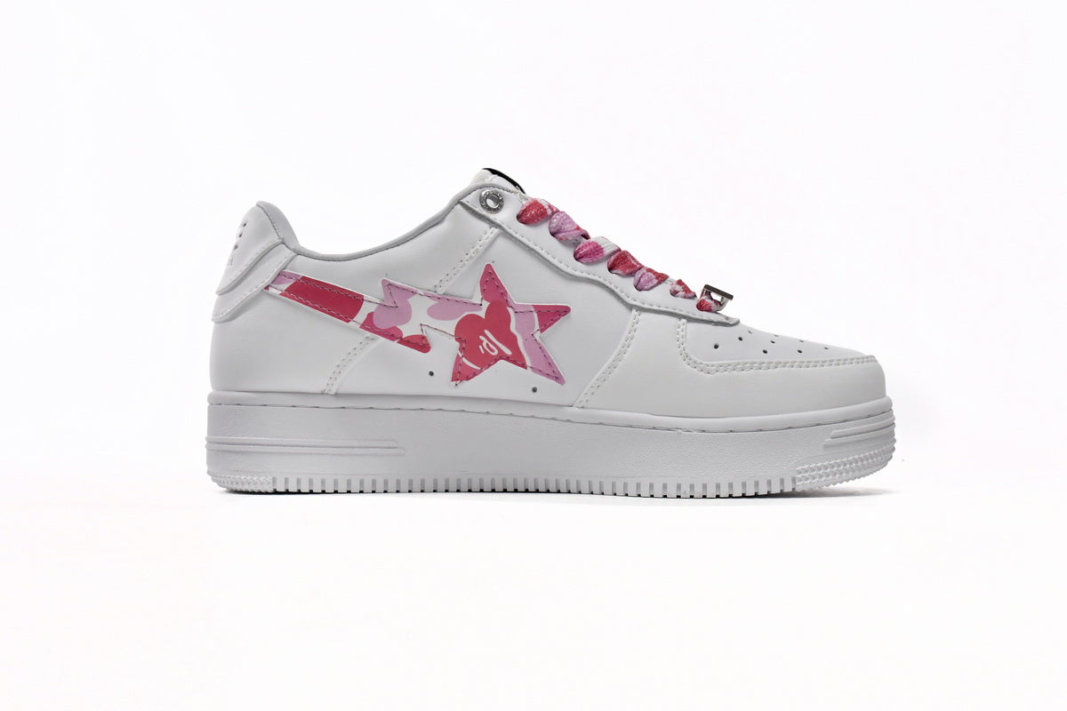 A Bathing Ape Bape Sta Low ABC Camo White Pink 2022 1I70191005-PNK