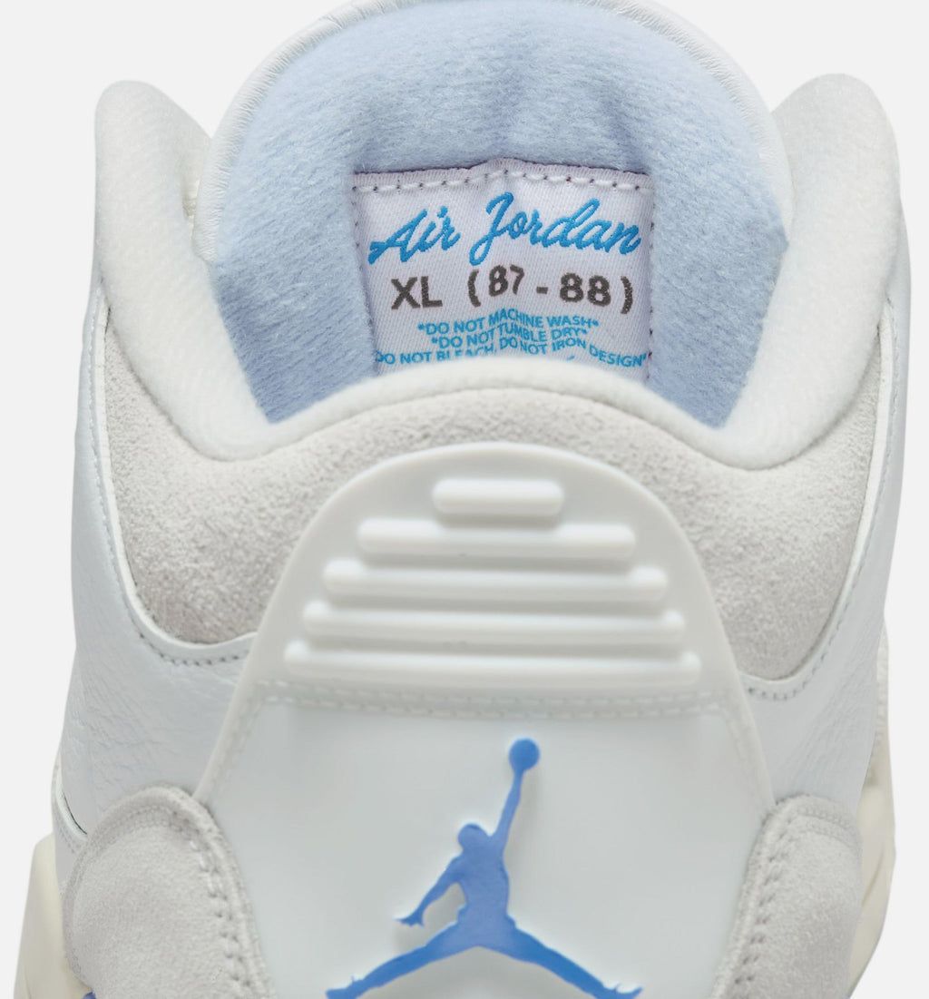 Air Jordan 3 Retro Lucky Shorts Men's Lifestyle Shoes - Summit White/Hydrogen Blue/Legend Blue