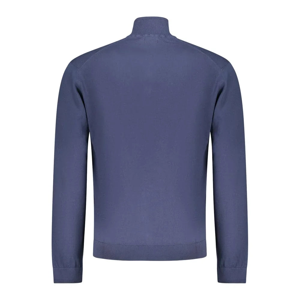 Napapijri Cotton Cardigan in Blue