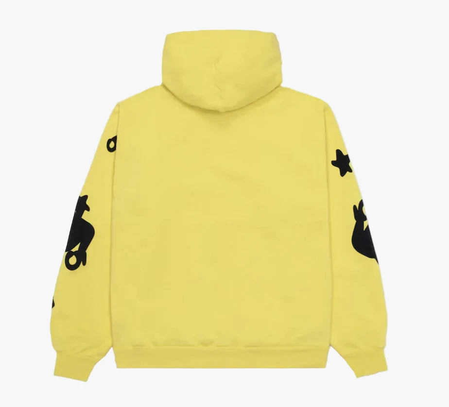 Sp5der Light Yellow Gold Hoodie