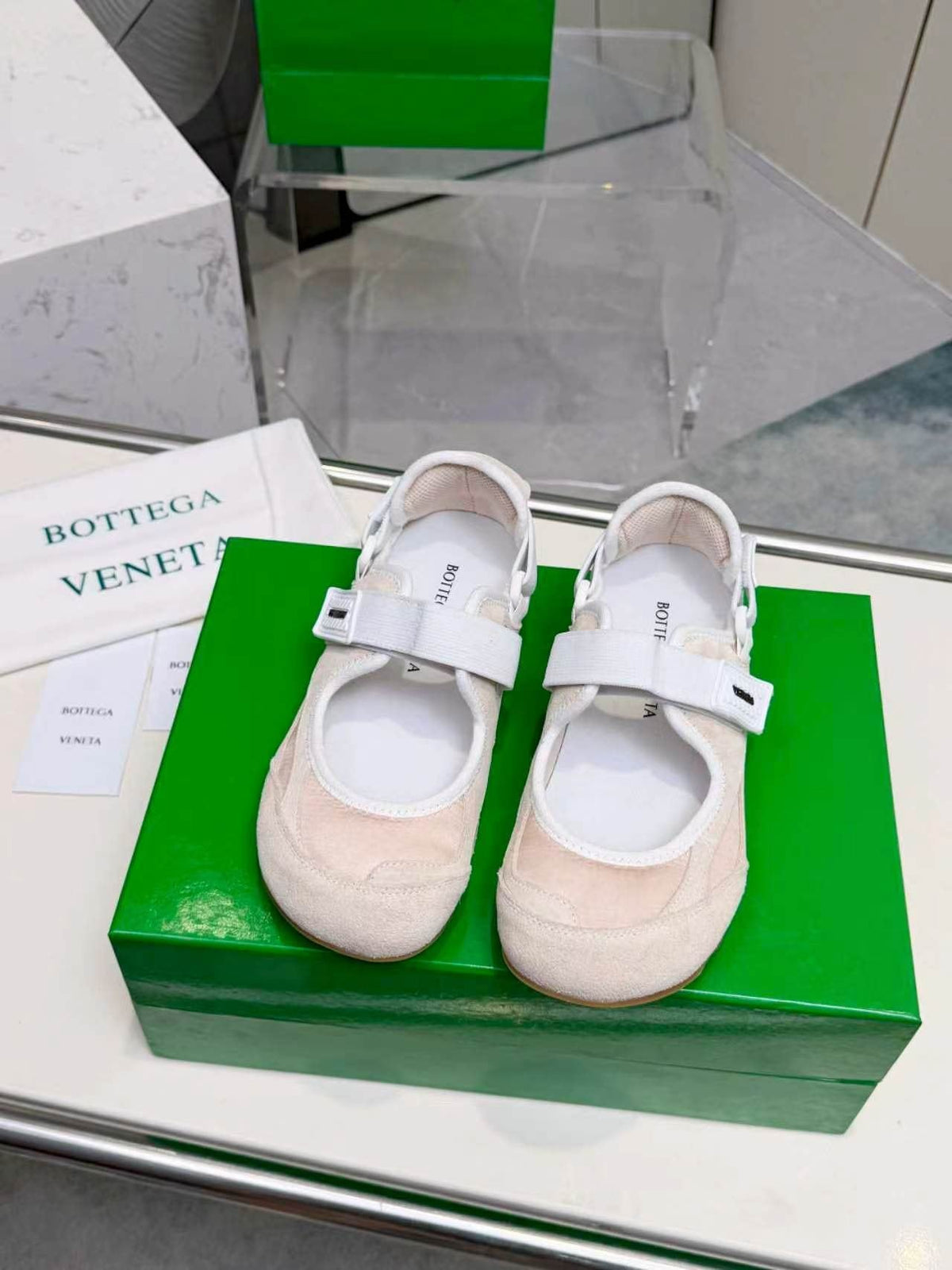 Bottega Veneta Buckled Strap Low-Top Sneakers